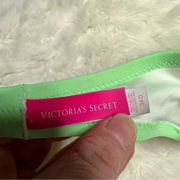 Victoria’s  Secret Strapless Bra Gems Green Size 34D - Picture 12 of 16